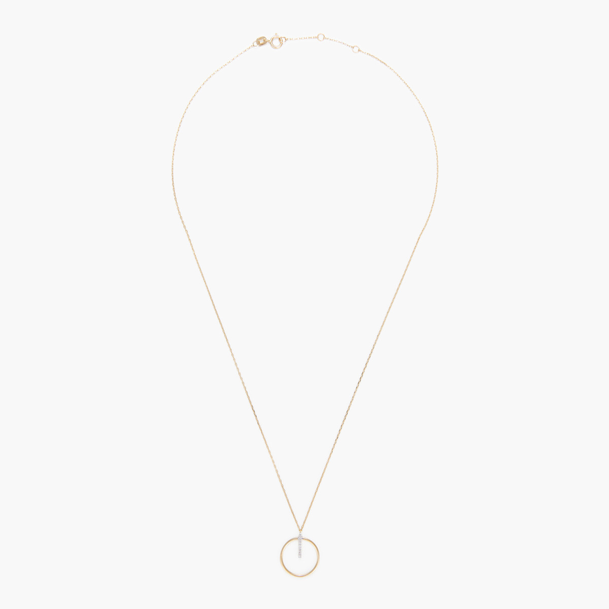 Collier Or Jaune et Diamant Collier "Aimable" Or jaune et Diamant