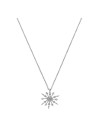 Pendentif Flocon Or Blanc et Diamant