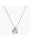 Pendentif Or Blanc et Diamant