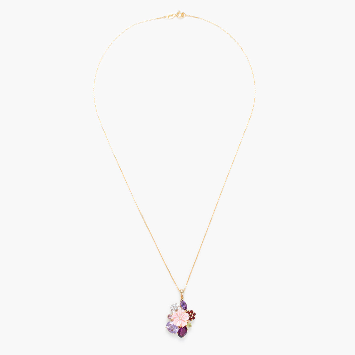 Pendentif Or Jaune et Pierres précieuses Pendentif Or Jaune et Pierres précieuses
