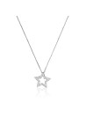 Pendentif étoile Or Blanc et Diamant