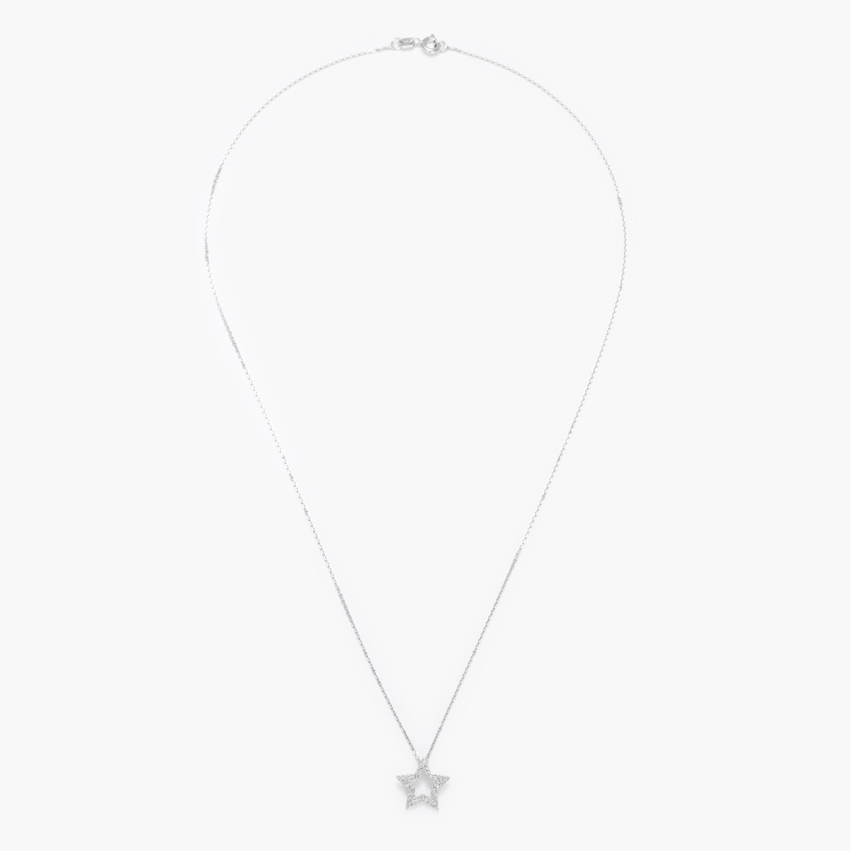 Pendentif "Pégase Radieux" Or blanc et Diamant