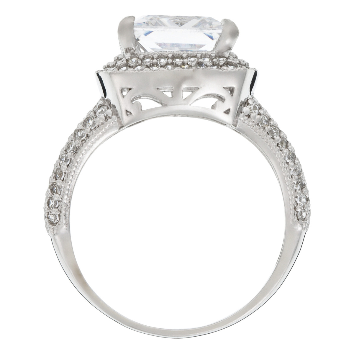 Bague "Mystère" Or blanc