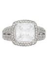 Bague Or Blanc 375/1000 et Zirconium