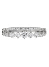 Bague Or Blanc 375/1000 et Zirconium