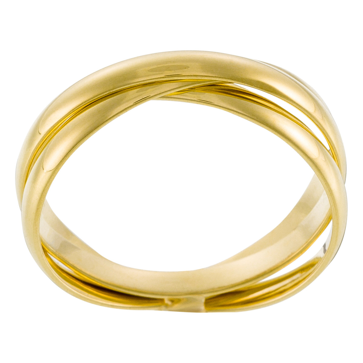 Bague Or Jaune 375/1000 Bague Alliance "Saturna Jaune" Or jaune