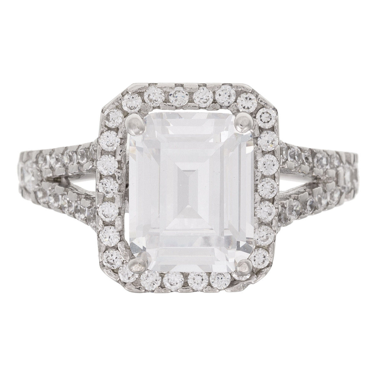 Bague "Soie" Or blanc