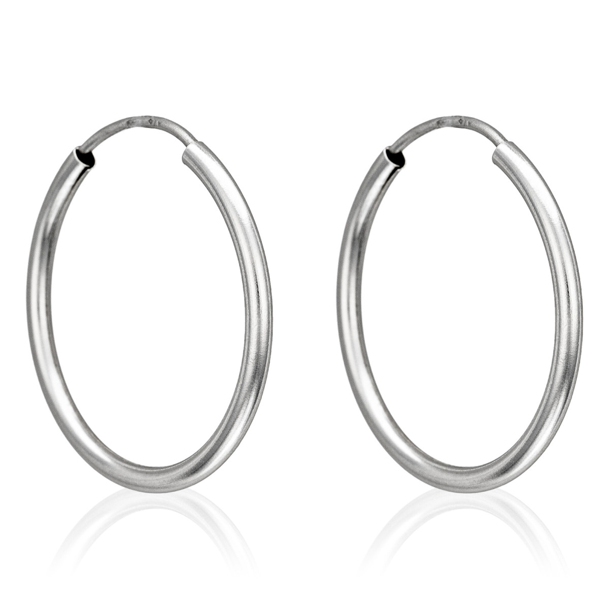Boucles d'oreilles Or Blanc 375/1000 Boucles d'oreilles Or Blanc 375/1000