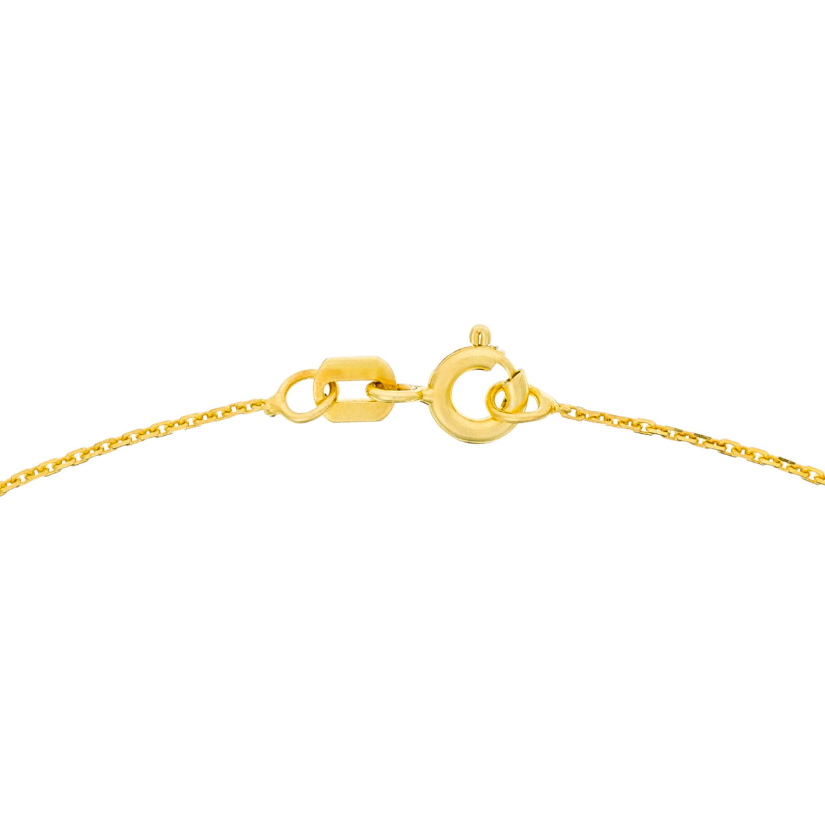 Pendentif Or Jaune 375/1000 et Zirconium Pendentif Main de Fatma Or jaune