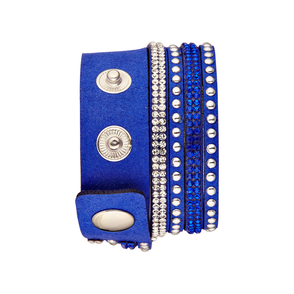 Muse - Montre Femme argenté "L'Opus" - bracelet bleu