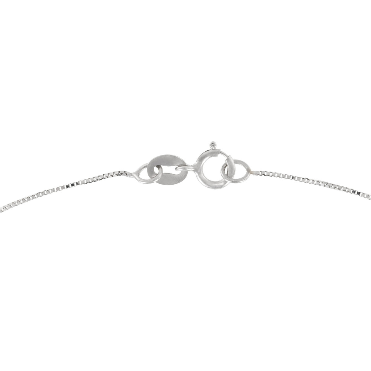 Collier Or Blanc et Topaze Collier "Nébuleuse" Or blanc