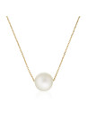Collier Or Jaune et Zirconium