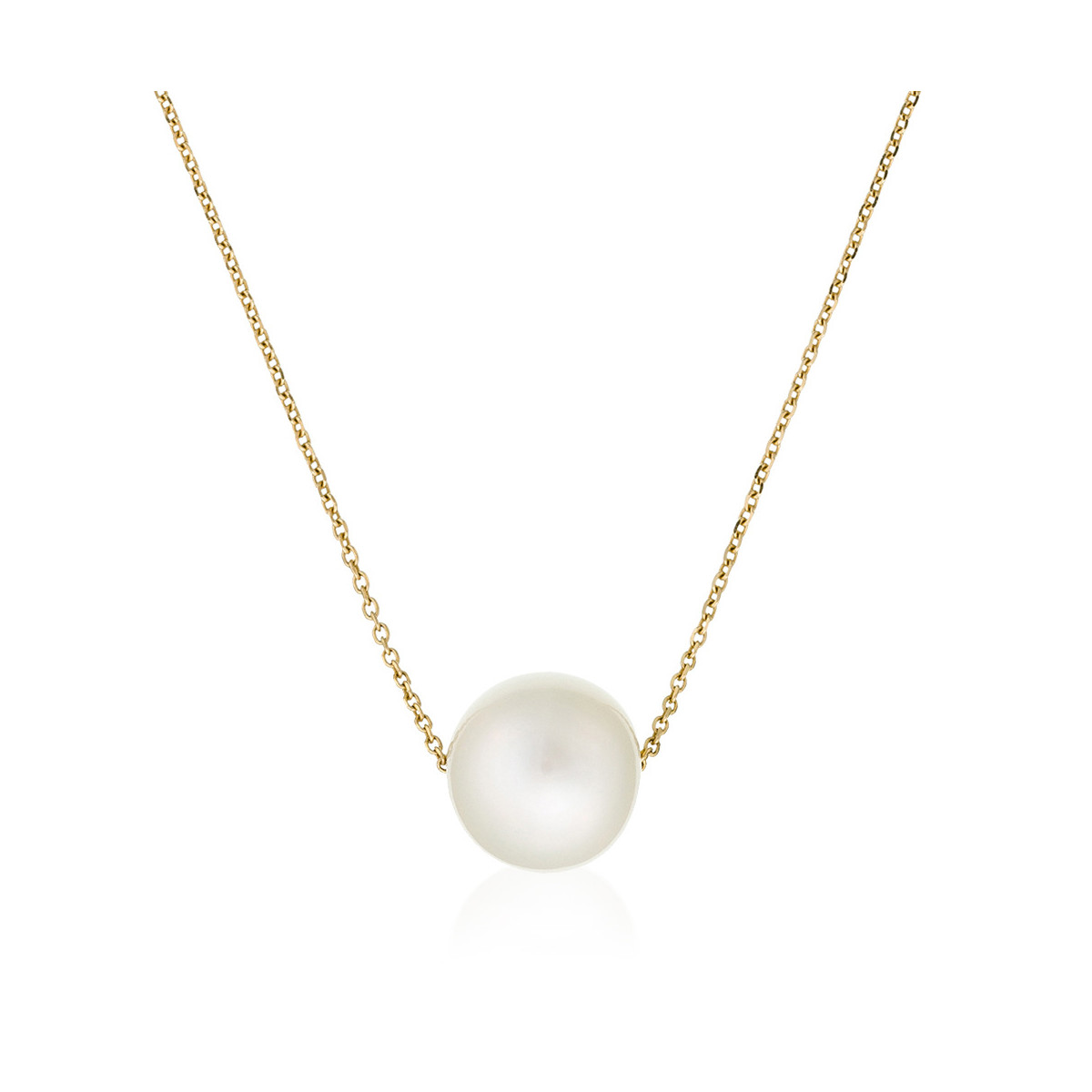 Collier Or Jaune et Zirconium Collier "Nuée" Or jaune