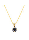 Pendentif Or Jaune et Saphir