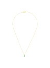 Pendentif Or Jaune et Emeraude
