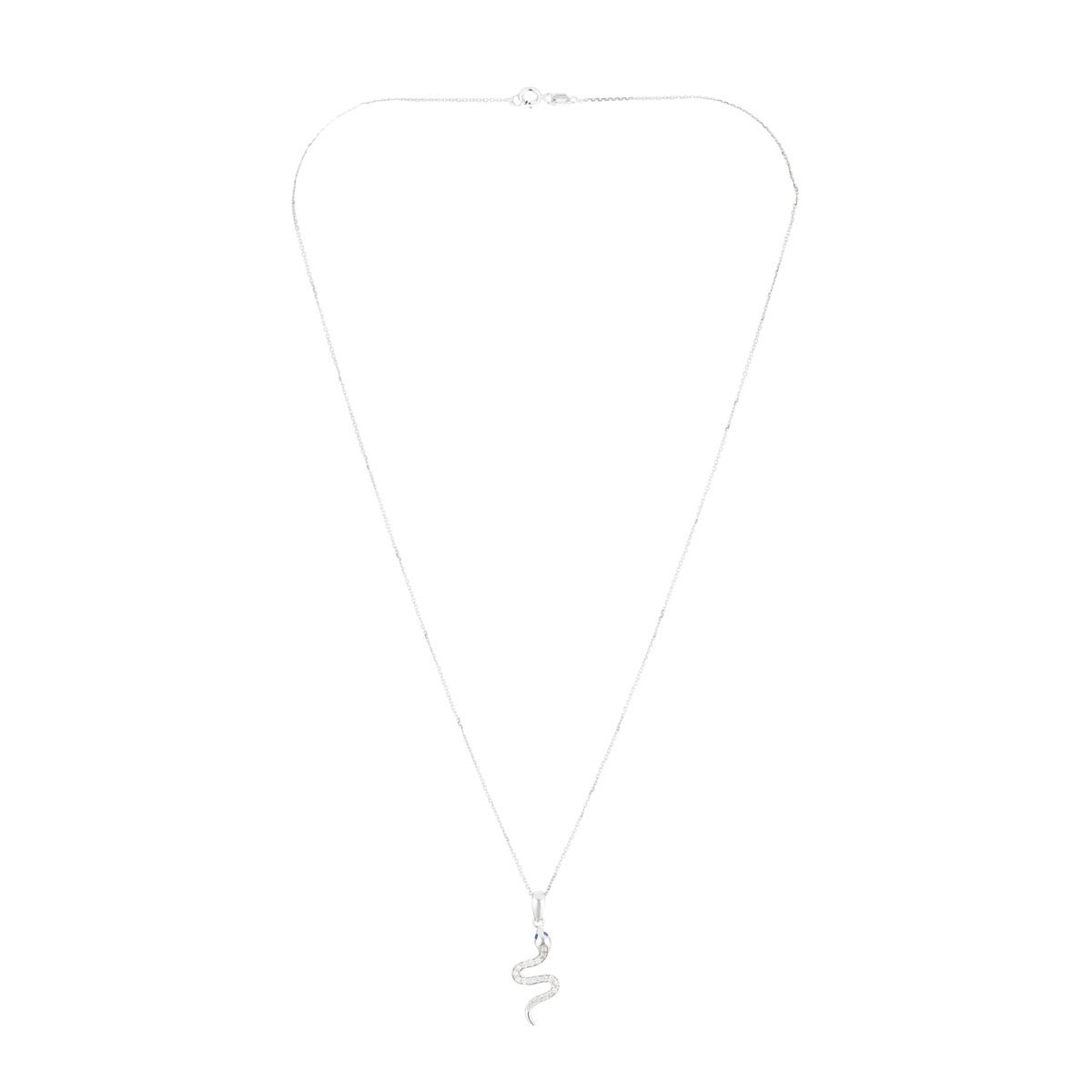 Pendentif Or Blanc et Diamant Pendentif "Yolaine" Or blanc et Diamant