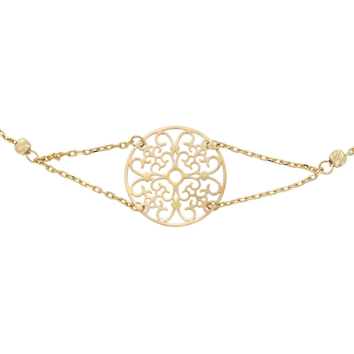 Bracelet Or Jaune Bracelet "Reine" Or jaune