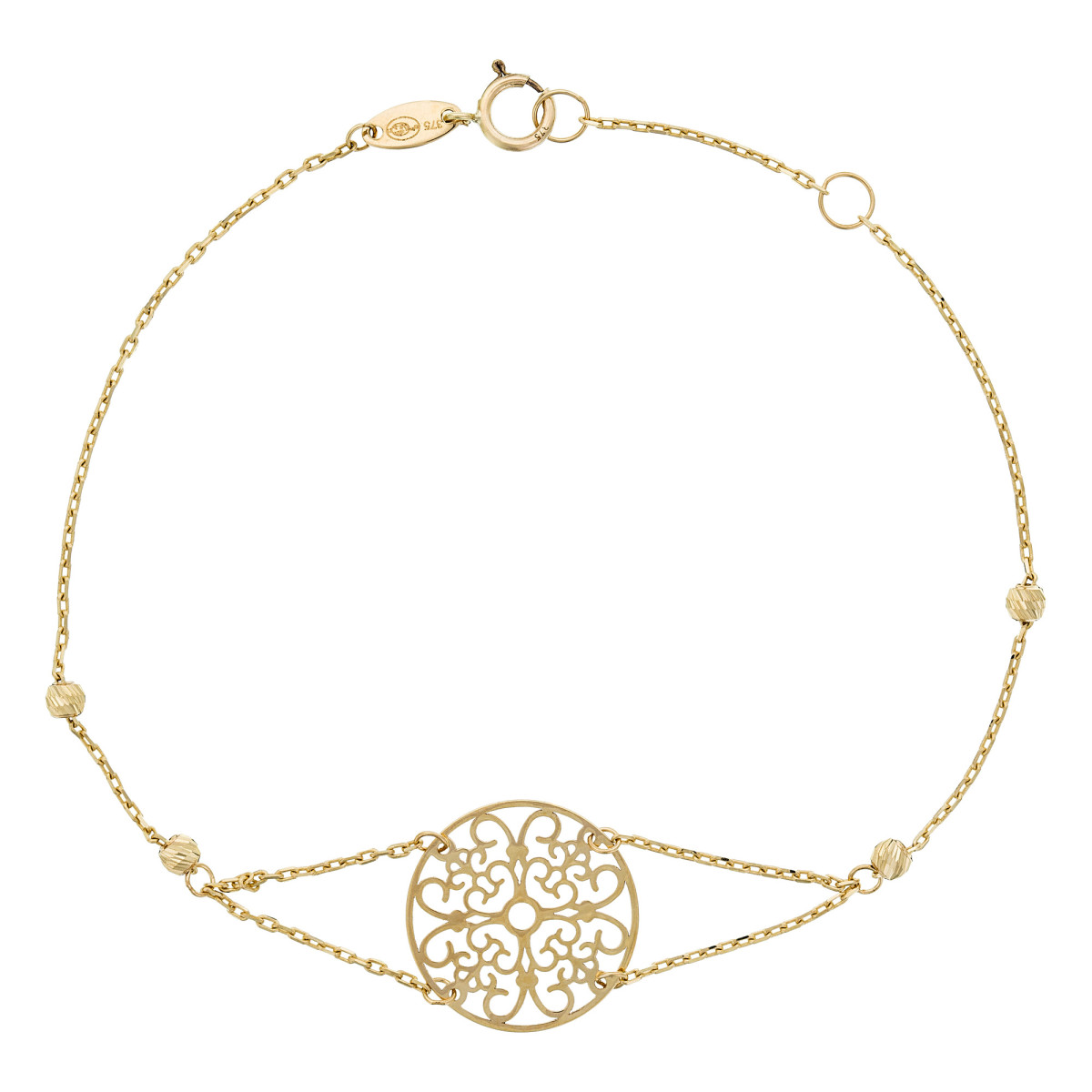 Bracelet Or Jaune Bracelet "Reine" Or jaune
