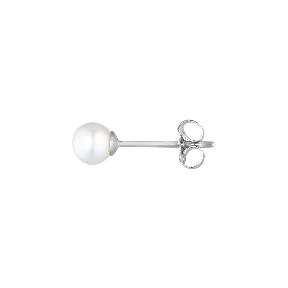 Boucles d'oreilles Or Blanc et Perle Boucles d'oreilles "Opalescent" Or blanc