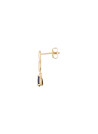 Boucles d'oreilles Or Jaune Diamant et Saphir