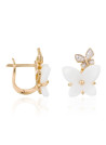 Boucles d'oreilles Or Jaune et Diamant