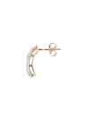 Boucles d'oreilles Or Jaune Diamant et Pierre Précieuse