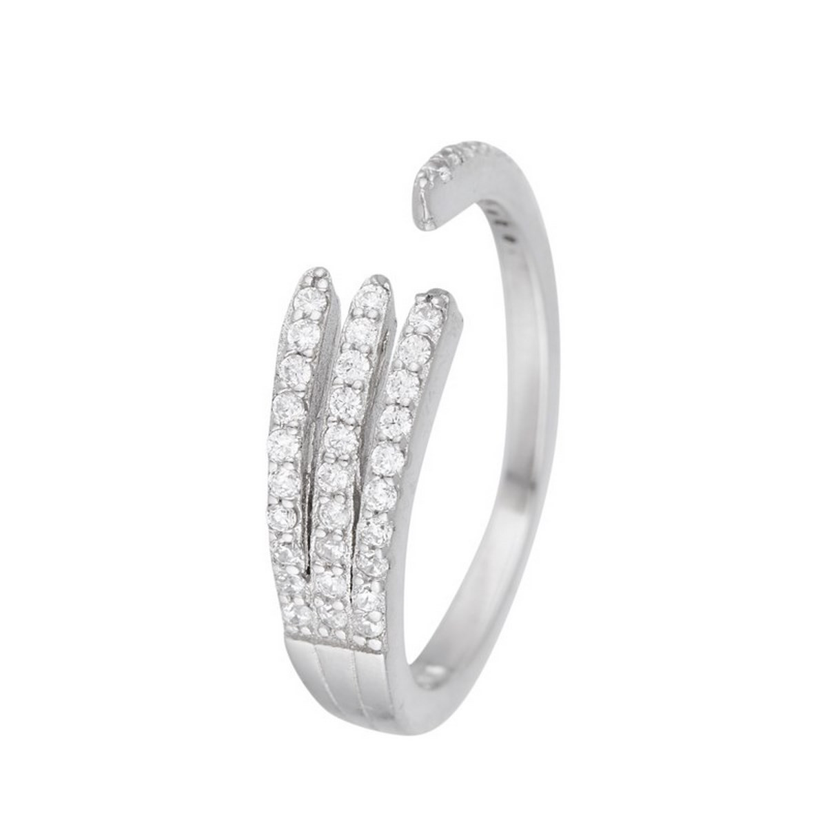 Bague Argent 925 et Zirconium Bague "Finesse Argent" Argent 925