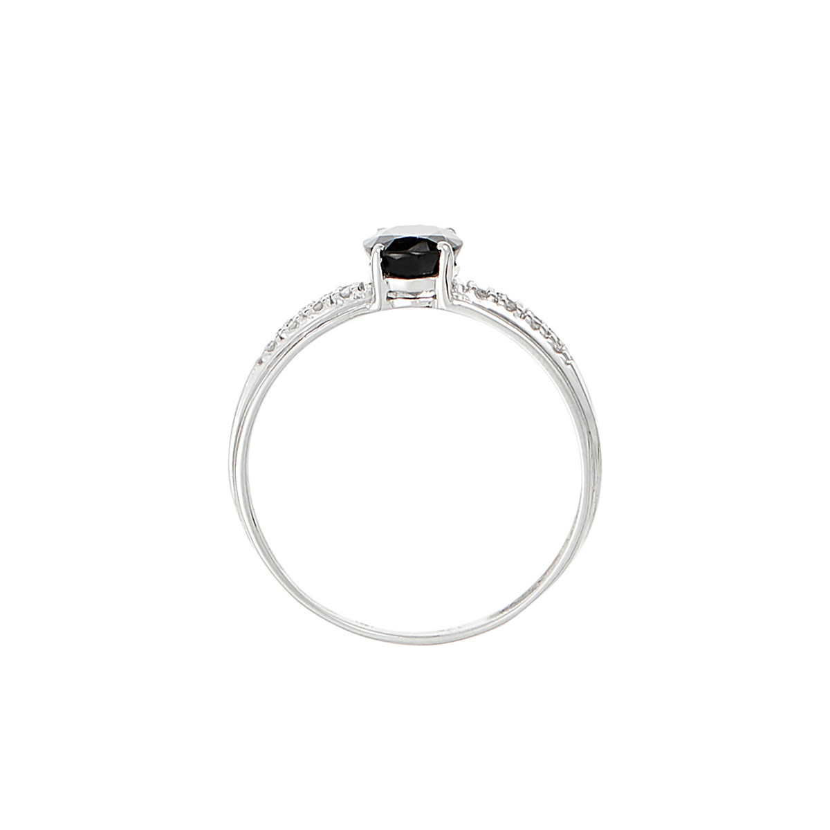 Bague Or Blanc Diamant et Saphir Bague "Gabrielle" Or blanc et Saphir