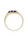 Bague Or Jaune Diamant et Saphir