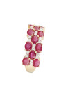 Bague Or Jaune Diamant et Rubis