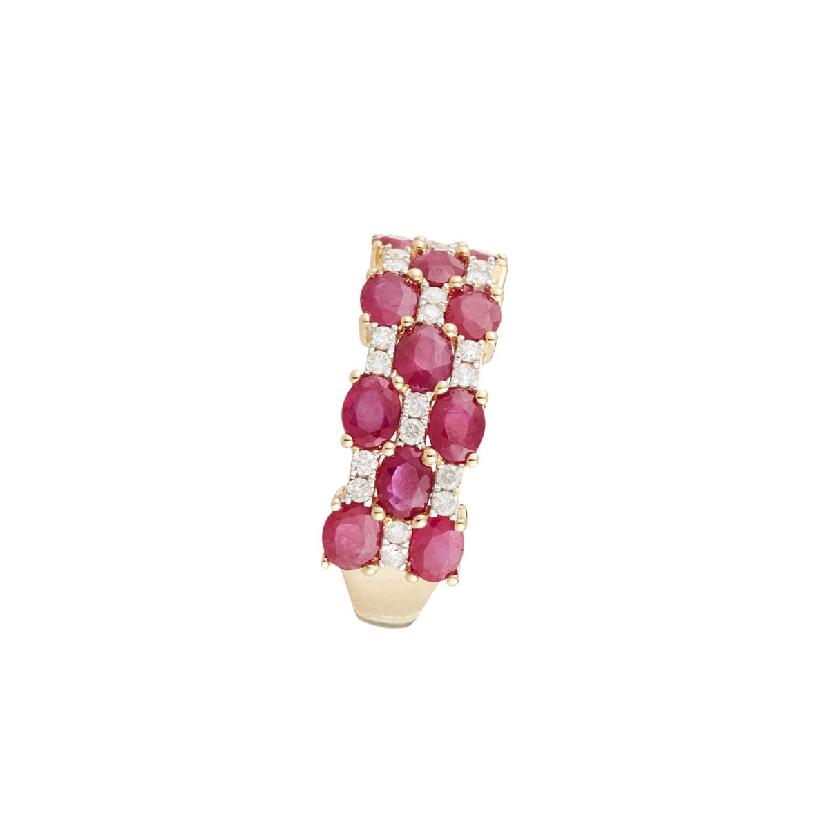 Bague "Jade" Or jaune et Rubis