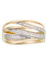 Bague Or Jaune et Diamant