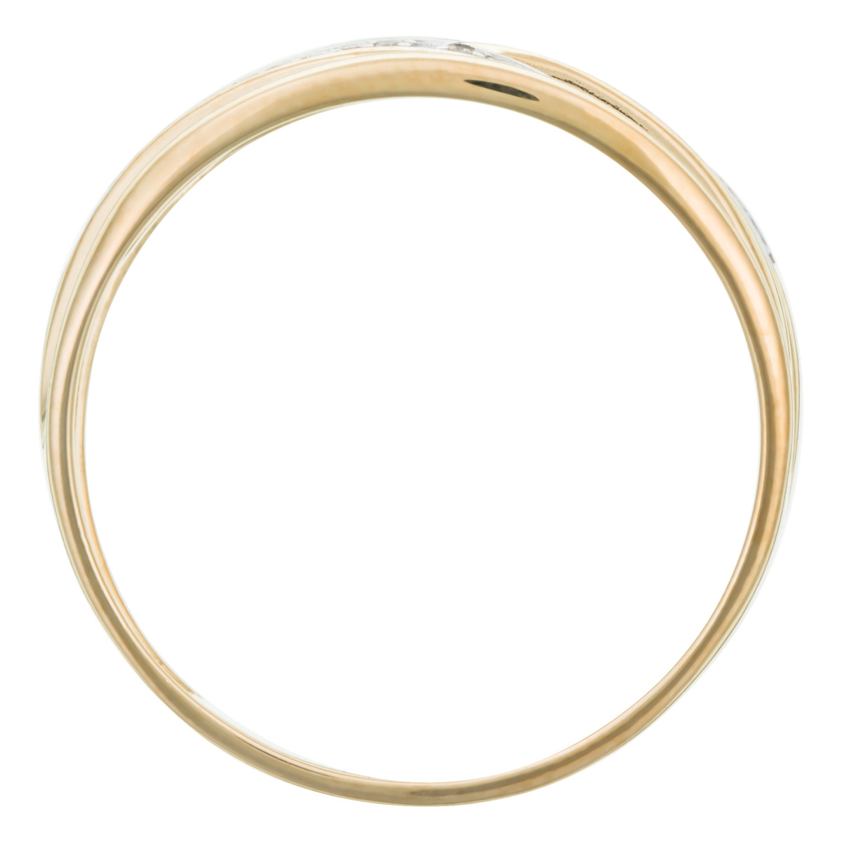Bague "Sybille" Or jaune et Diamant