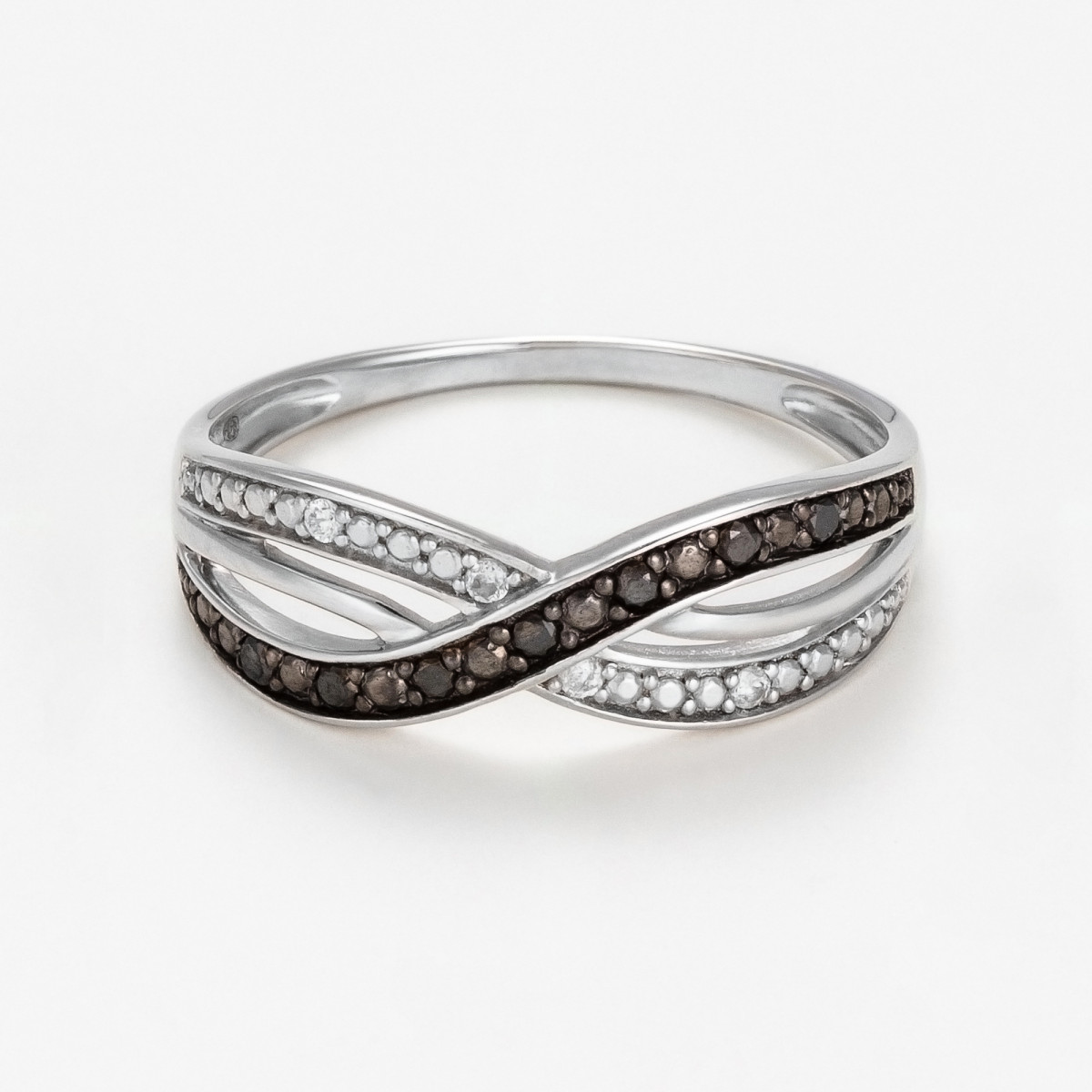 Bague " Giselle" Or blanc et Diamant