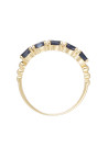 Bague Or Jaune et Saphir