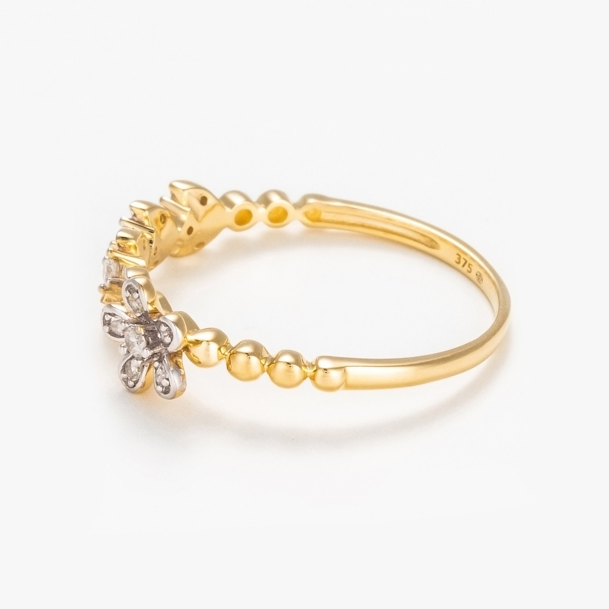 Bague "Éva" Or jaune et Diamant