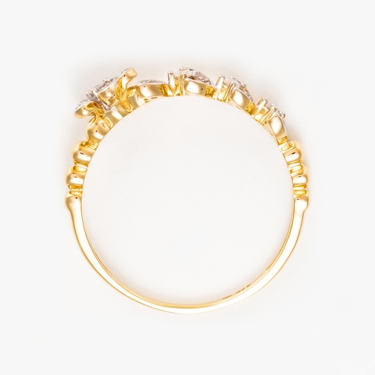 Bague "Éva" Or jaune et Diamant