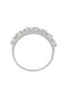 Bague Or Blanc Diamant et Topaze