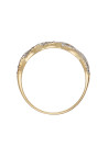 Bague Or Jaune Diamant et Saphir