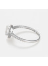 Bague Or Blanc Diamant et Topaze