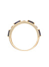 Bague Or Jaune Diamant et Saphir
