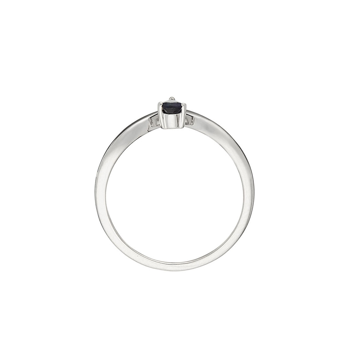 Bague Or Blanc et Saphir Bague "Antira Saphir" Or blanc et Diamants