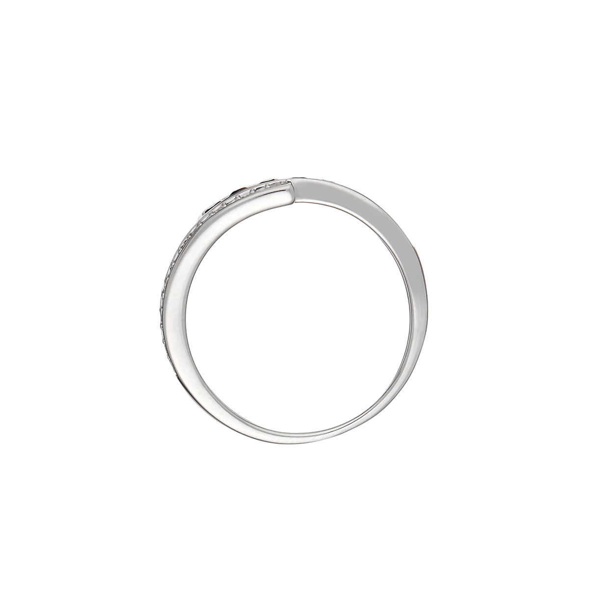 Bague "Eléa" Or blanc et Saphir
