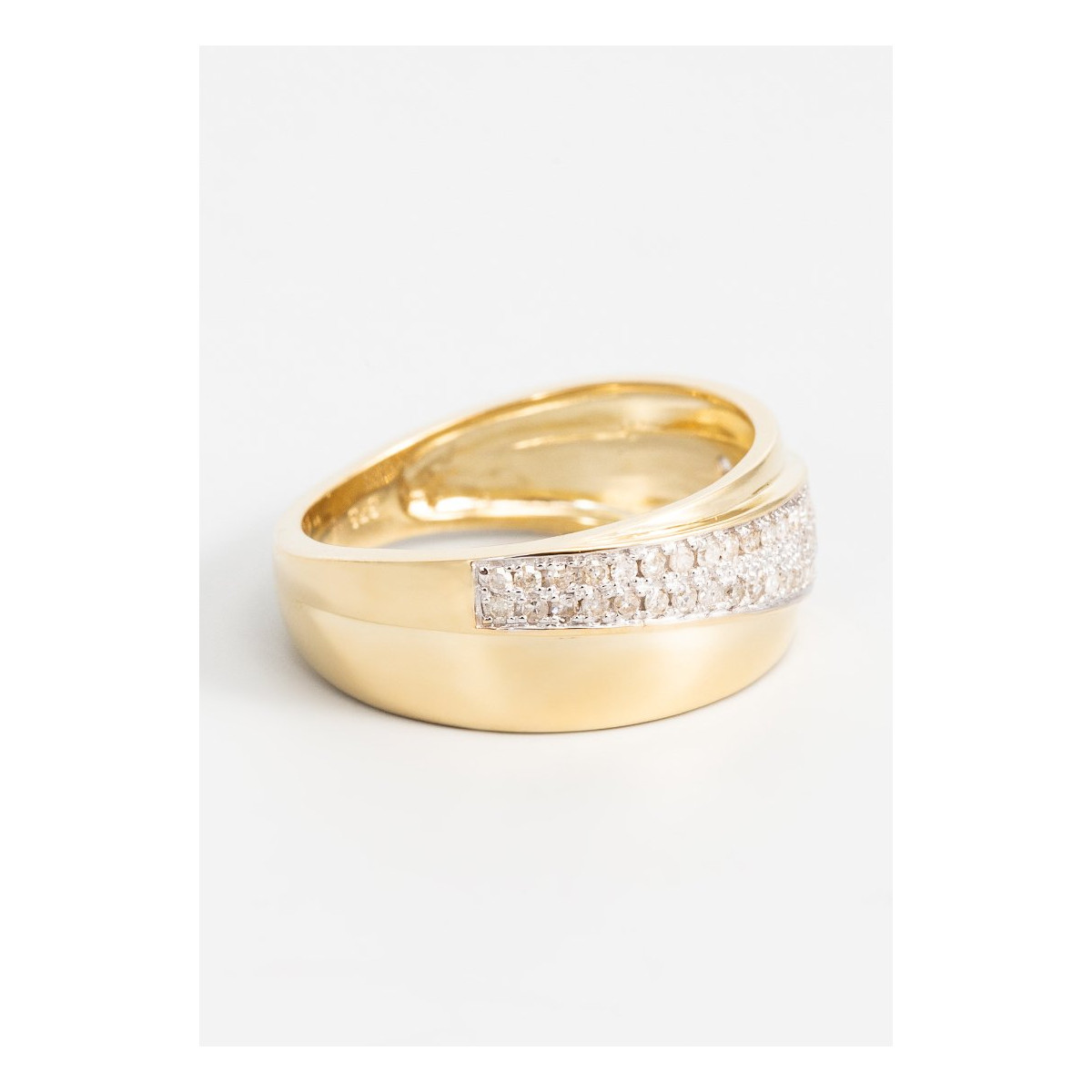 Bague "Félicia" Or jaune et Diamant