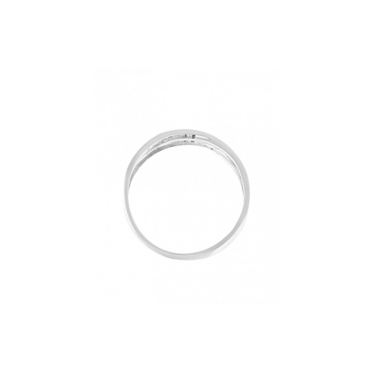 Bague Or Blanc et Diamant Bague "Mia" Or blanc et Diamants