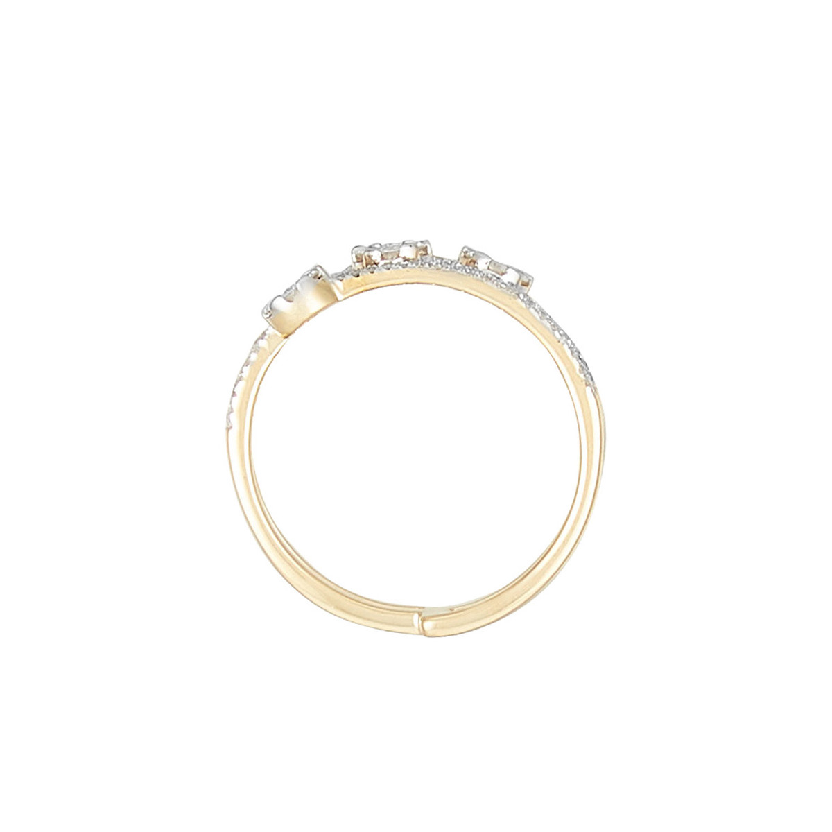 Bague Or Jaune et Diamant Bague Or Jaune et Diamant