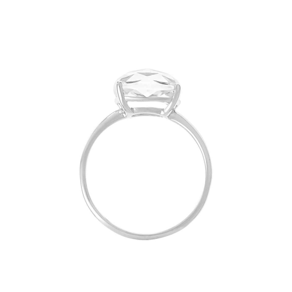 Bague "Amathia Topaze" Or blanc