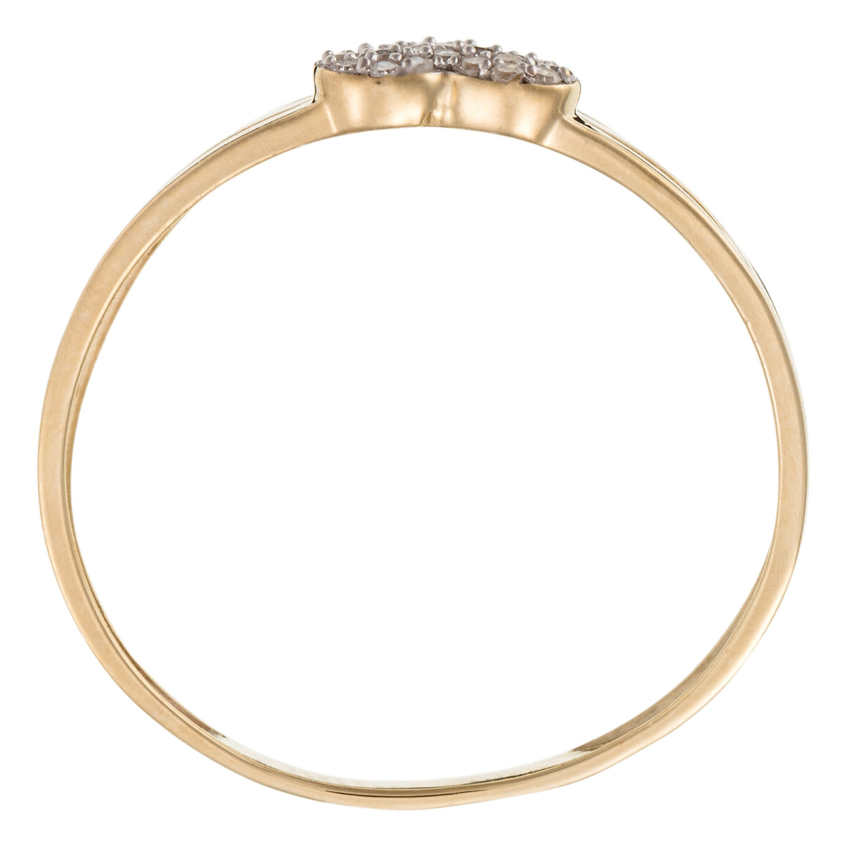 Bague Or Jaune et Diamant Bague " Virginie" Or jaune et Diamant