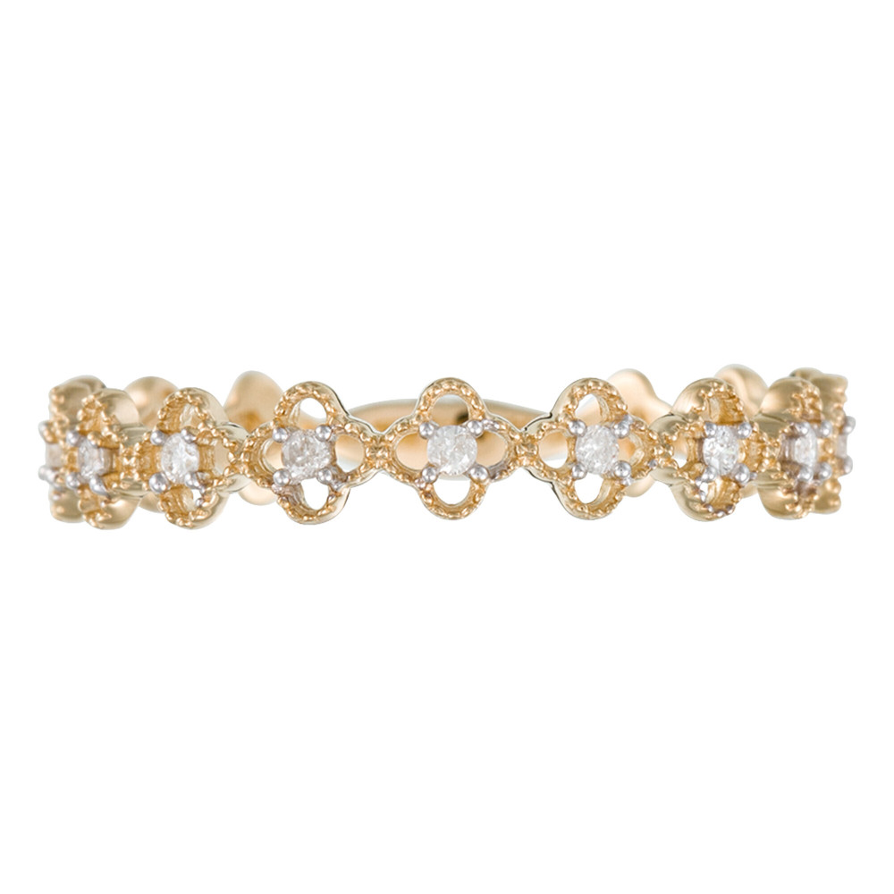 Bague Or Jaune et Diamant Bague "Alicante" Or jaune et Diamants