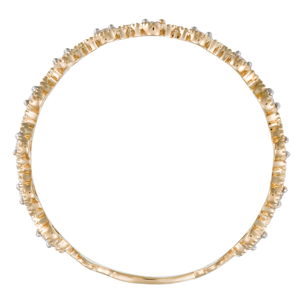 Bague Or Jaune et Diamant Bague "Alicante" Or jaune et Diamants